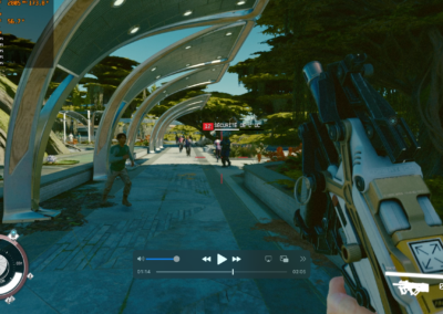 Starfield capture in game