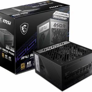 MSI MAG A850G PCIE 5 ATX 850W – 80+ Gold Full Modulaire