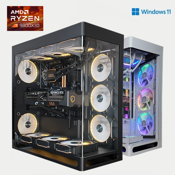 Zeus PC Gaming Gamer ForzaPC home blanc et noir