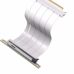 Câble riser PCIe 5.0 Blanc - Carte graphique vertical
